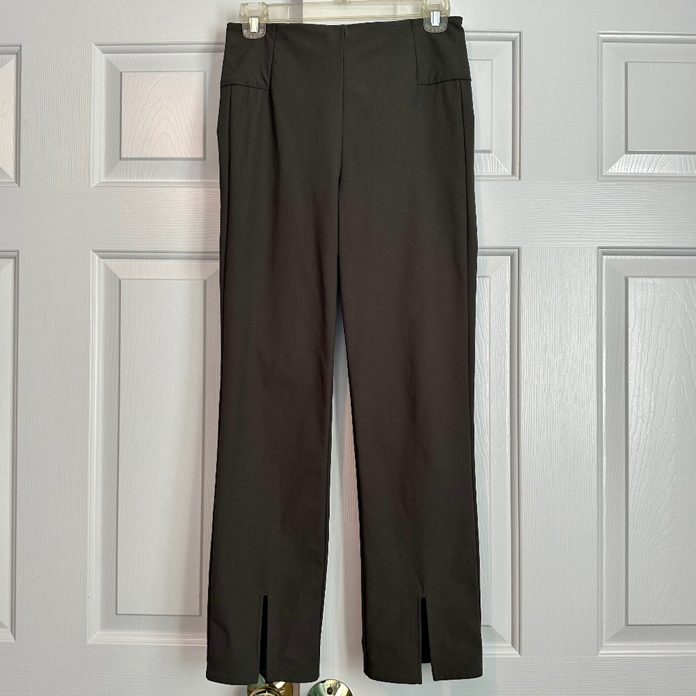 Athleta Wander Slim Straight Pants Size 4 in Arbor Olive 405534